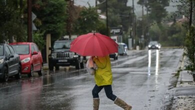 Καιρός-σήμερα:-Πτώση-της-θερμοκρασίας-με-βροχές-και-σποραδικές-καταιγίδες-στα-ηπειρωτικά-της-χώρας