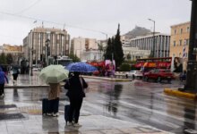 Καιρός-αύριο:-Ισχυρές-βροχές-και-καταιγίδες-και-πτώση-της-θερμοκρασίας