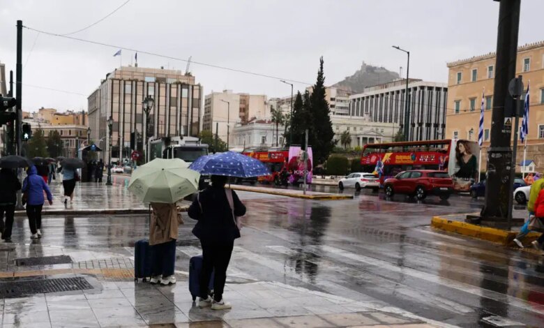 Καιρός-αύριο:-Ισχυρές-βροχές-και-καταιγίδες-και-πτώση-της-θερμοκρασίας