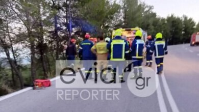 Νέο-σοβαρό-τροχαίο-στην-Εύβοια:-Αυτοκίνητο-έπεσε-σε-γκρεμό-–-Παππούς,-γιαγιά-και-εγγόνι-19-μηνών-τραυματίστηκαν