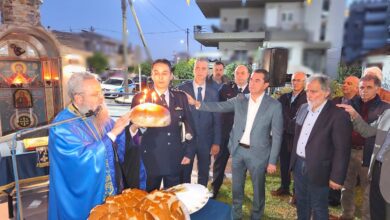 Τρίκαλα:-Εσπερινός-για-τον-Άγιο-Αρτέμιο-στην-ΕΛΑΣ.