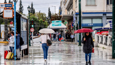 Καιρός-σήμερα:-Βροχές-το-βράδυ-σε-Αθήνα-και-Θεσσαλονίκη