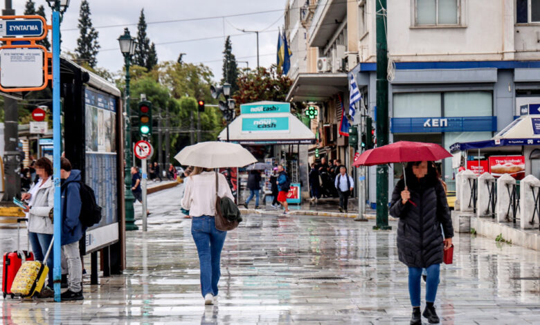 Καιρός-σήμερα:-Βροχές-το-βράδυ-σε-Αθήνα-και-Θεσσαλονίκη